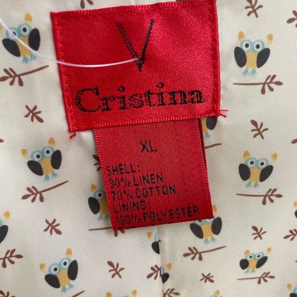 Fringe Vest Embroidered Linen - Picture 4 of 4